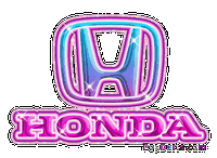 pic for honda logo glitter pink  357x320